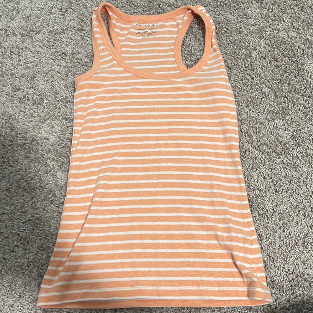 Tahari Striped Tank Top